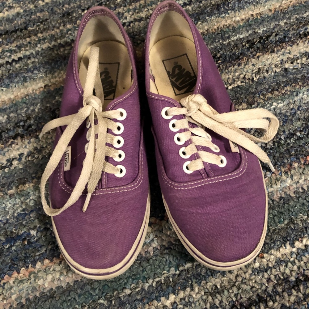 Purple Vans Shoes